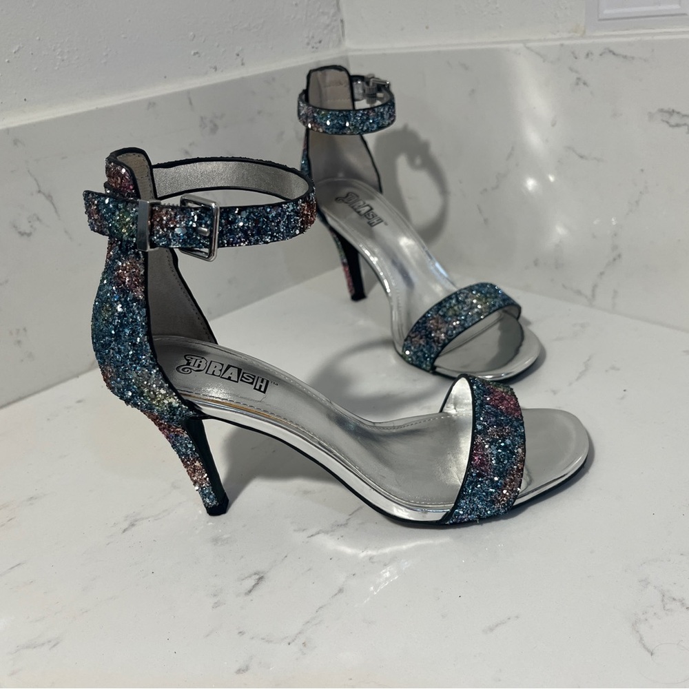 Brash Kandy Multi Color Heels size 6.5